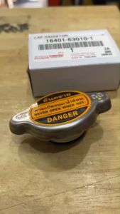 แท้ศูนย์ ฝาหม้อน้ำ รถยนต์ (0.9) TOYOTA ไมตี้เอ็กซ์ฮีโร่LN50-60LN85-90LH112 รุ่นตุ่มใหญ่ Radiator Cap 16401-63010-1