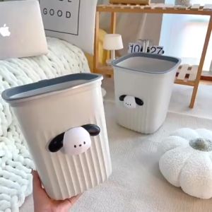 Thùng Rác Sọt Đựng Rác Đa Năng Nhựa Hình Chú Chó Con Cute