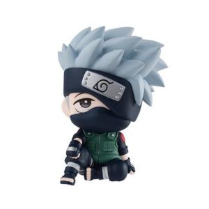 Bandai | Anime Naruto Figure Naruto 9cm Kakashi Q Version Kawaii Sasuke Itachi Action Figurine Car Decoration Collection Model Gifts Hot