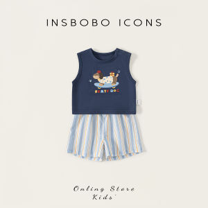 insbobo | Bộ 2 Món Thể Thao Thời Trang cho Bé Trai Mùa Hè