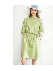 AMII | Elegant Loose Midi Shirt Dress