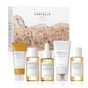5Pcs SKIN1004 Madagascar Centella Travel Kit Set Cleansing Oil Toner Ampoule Cream Sun Cream Cica Soothing Calm Korea Skin Care