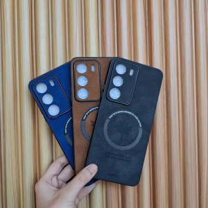 Case Maple Magnetic For Realme C71 4G / Realme C73 Softcase Leather Magsafe