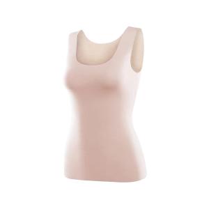 Thickened Fleece Warmth Vest Womens Seamless Inner Wear Silk Wool Heating Underwear Winter Home Clothes Simple Style