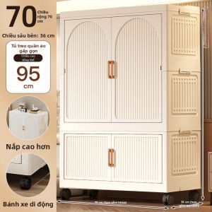 Tủ Lắp Ráp Dễ Dàng Chứa Quần Áo Nhựa