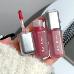 Owen James Series Lip Glaze Velvet Matte Fog Surface Lipstick Smooth Lip Gloss Easy To Color Long Lasting