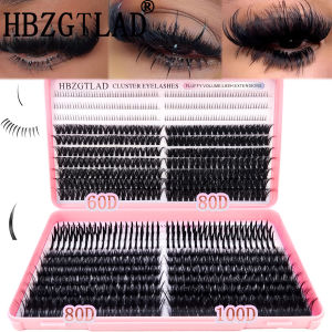 60D-100D eyelash group manga fake eyelashes doll eyes natural eyelashes lower eyelashes 3D pointed thick artificial fake eyelash