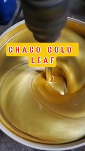 Sơn nhũ vàng 24K Chaco Gold sơn vàng nhũ kim tuyến trang trí dùng cho kim loại chậu cảnh độ bóng cao