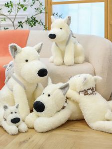 Đồ Chơi Chó Hình Cá Mập Dễ Thương Đồ Chơi Chó West Highland Ngủ Đồ Chơi Chó Búp Bê Lông Mềm Đồ Chơi Chó Hình Chú Chó Nhỏ