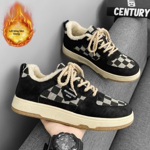 CVPAJ | Winter Fleece Lined Mens Plimsolls