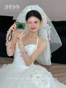 ชุดแต่งงานสีสันสดใสพร้อมหมวกทรงโดม หมวกแต่งหน้า หมวกสวมใส่สำหรับวันวาเลนไทน์ หมวกสวมใส่สำหรับผู้หญิง