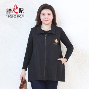 plus Size Womens Pure Cotton Print Jacket Long Casual Vest Spring Fashion Outerwear Shape Pear Shape Rectangular Shape