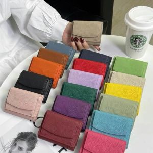 ของแท้หนัง RFID ID บัตรเครดิต Bank ธุรกิจ Cowhide กระเป๋าเหรียญกระเป๋าคลัทช์หรูหรากระเป๋าสตางค์ Slim กระเป๋าสําหรับสตรี