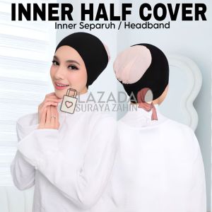 Inner Rajut Anti Migrane Half Black Edition /Inner Grip Half Cover