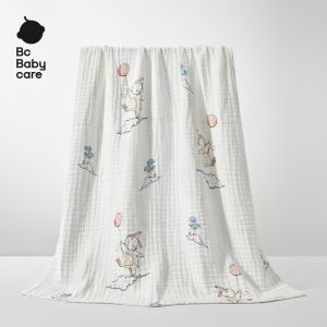 Bc Babycare Newborn Baby Bubble Gauze Bath Towel Cover Blanket Large Towel