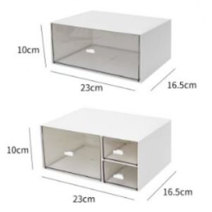 Drawer-style Transparent Desk Organizer