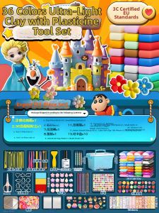 Non-Toxic 24-Color Clay 100g