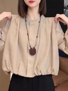 New Design Versatile Long Sleeve Chiffon Shirt