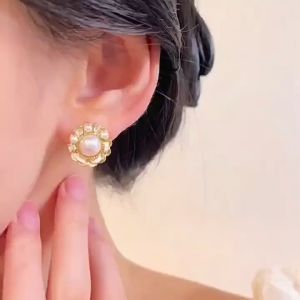 ❤️【Ready&COD】jewelry-Anting mutiara Xiaoxiangfeng anting-anting mewah S925/anti karat❤️