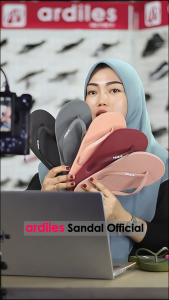 Sandal Wanita Karet Ardiles Sandal Jepit Karet Rubber Wanita Perempuan Dewasa Kekinian Nature