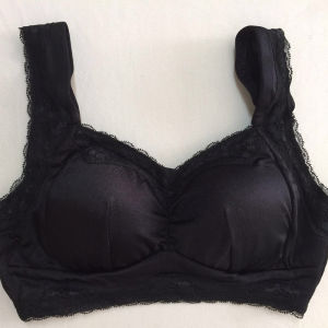 Wireless Sleep Bra Womens Full Cup Underwear Thin Push up Gathered Set Cotton Lined Sport Style Fixed Strap Four Season Use