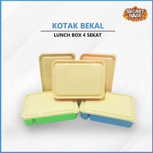 KOTAK MAKAN BEKAL - Food Grade / Tahan Panas / Lunch Box Anti Tumpah