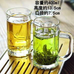 Cốc Thủy Tinh Chịu Nhiệt Dung Tích Lớn Có Tay Cầm Dùng Cho Gia Đình Cốc Đựng Trà Cốc Đựng Nước Cốc Đựng Bia Cốc Đựng Sữa Cốc Đựng Trái Cây