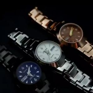 Jam Tangan Couple Oruss Original Rantai Kecil Anti Air Garansi Tanggal Aktif Analog Tahan air