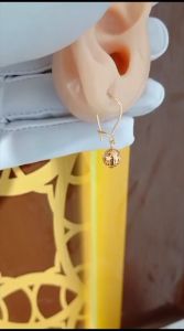 ANTING TITANIUM LAPIS EMAS ANTING ANAK ANAK DAN DEWASA AWET TAHAN LAMA