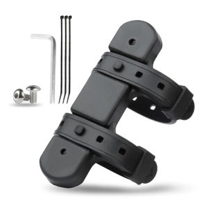 High-Quality Bike Cup Holder Mount Adjustable Stand for Cycling in Sleek Black Finish