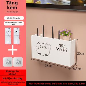 Kệ Treo Tường Đựng Dây Cáp Nhựa