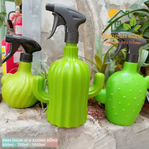Bình xịt tưới cây hình xương rồng ngộ nghĩnh 500ml – 1L nhựa cao cấp