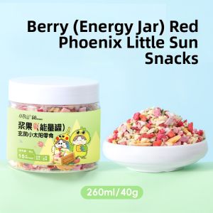 XIAONONGSHAN | Special Bird Food Freeze-Dried Vegetables and Fruits for Parakeets Lovebirds Cockatiels Parrots Snacks Training Rewards