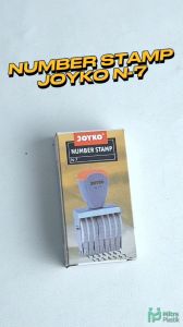 Joyko Stempel Angka 7 Digit Number Stamp N7