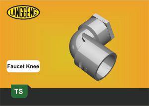 Langgeng Faucet Knee TS-D 1/2x3/4" - Fitting PVC