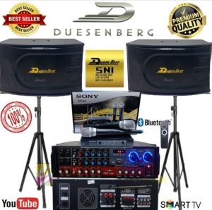 paket Karaoke Speaker dusenberg 10 inchi ampli mixer Bluetooth bbe Processor sound system