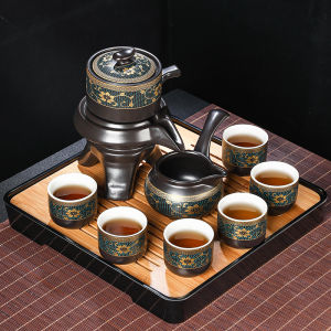 JIANGXU | Bộ Dụng Cụ Trà Tự Động Dùng Cho Nhà và Phòng Khách