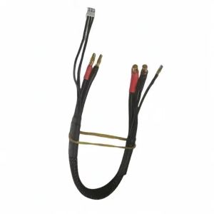 Elec High Amps 2S RC Car Hardcase LiPo Battery Double 4mm Gold Plug Bullet Connector 5mm Pins 2mm 12awg 300mm JST-XH3P 22awg 360