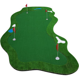 PGM GOLF | Indoor Golf Practice Equipment Putting Green with Chipping Area