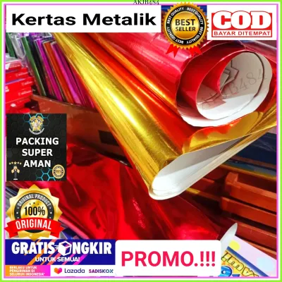 Kertas Metalik Sampul Metalik Per 1 Lembar