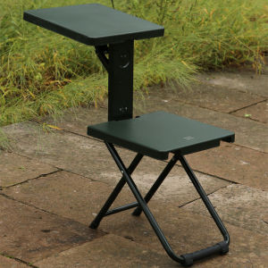 Portable Outdoor Folding Chair Multi-Functional Study Stool Fishing Writing Chair Camping Study Chair Iron Material up to 100kg