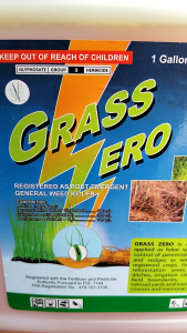 GRASS ZERO WEED CONTROL HERBICIDE SOLD PER PIECE 1 GALLON