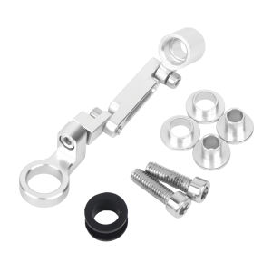 Motorcycle Universal Stent Bracket CNC Brake Clutch Master Cylinder Fluid Reservoir For Kawasak gtr zx 6r Ducati 821 939 1100