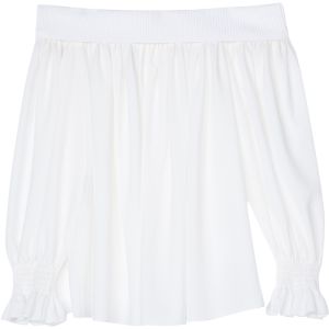 One-shoulder Collar Off-shoulder Shirt
