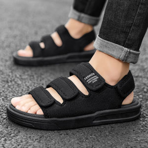 Adjustable Width Elderly Sandals Anti-Slip Diabetic Foot Back High Deformation Large Bone Soft Bottom Breathable Casual Beach Shoes