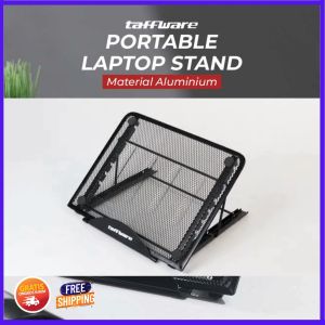 COD Taffware Portable Laptop Stand Adjustable Angle - IV012 / Stand Laptop Kerja Rumahan Dan Kantoran / Stand Laptop Bahan Tahan Lama dan Stabil / Stand Laptop Semua Jenis Ukuran / Stand Laptop Multifungsi