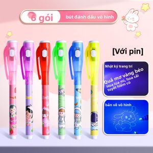 XUEDELE | Bút Đèn Dạ Quang Không Nhìn Thấy với Ánh Sáng UV