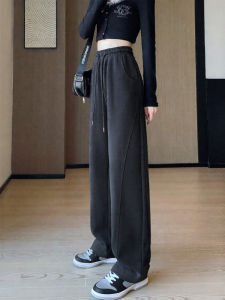 Warrior | Autumn Winter Casual Loose Sweatpants Wide Legged Flannel Pants