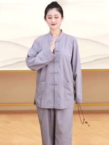Zen Style Hemp Cotton Set Lightweight Long/Short Sleeve