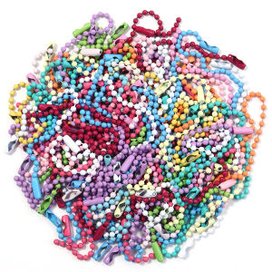 20/40/60/80/100pcs Ball Bead Chains Fits Key Chain/Label Hand Tag Connector For DIY Bracelet Jewelry Making Accessories 10/12cm
